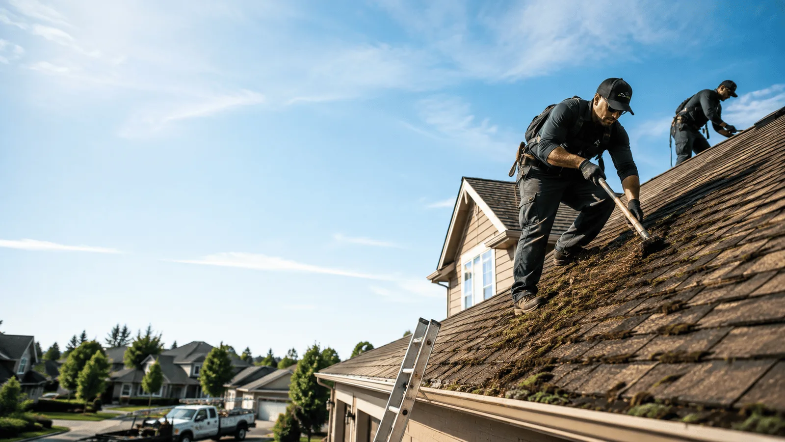 Roof Moss Removal in Rome, PA near me
